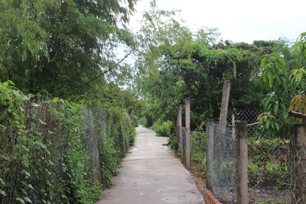 Con đường mới được hoàn thành do SASCO tài trợ